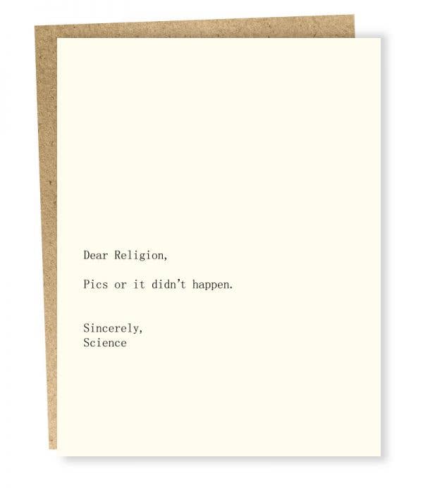 #274: Religion / Science Card
