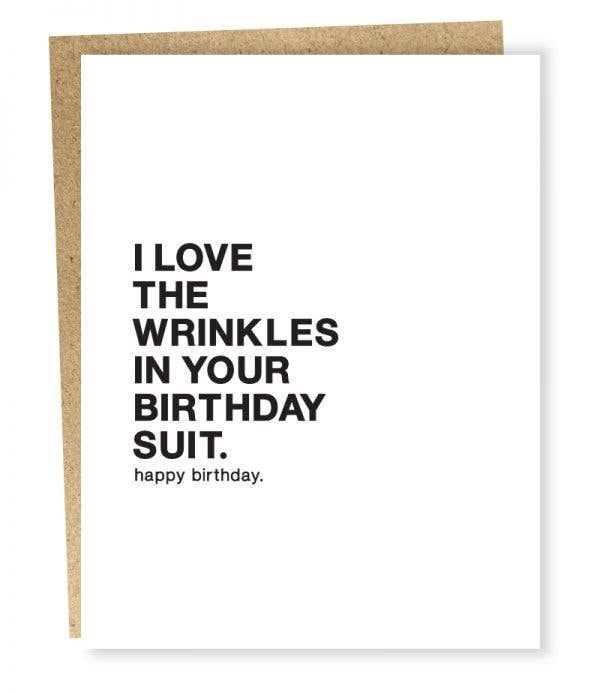 #001: Birthday Suit Card