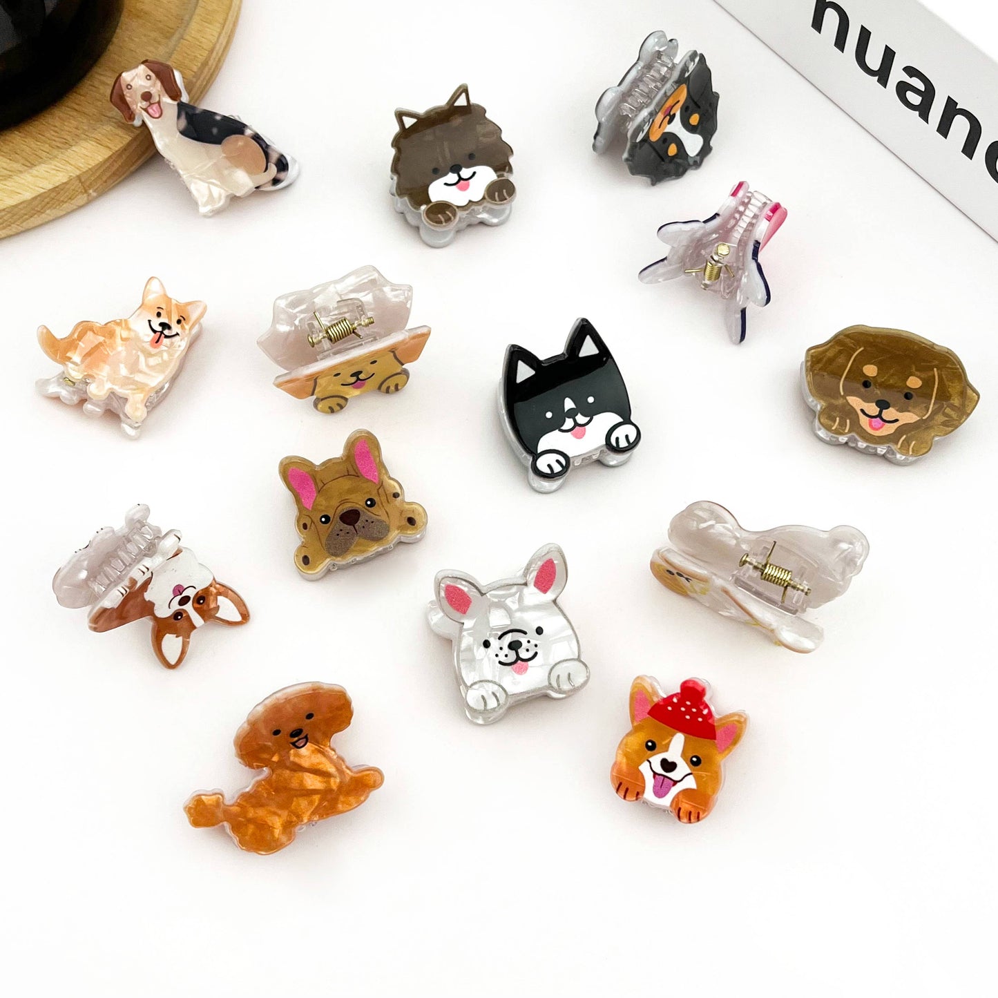 Mini Dog Series Hair Claw Clip