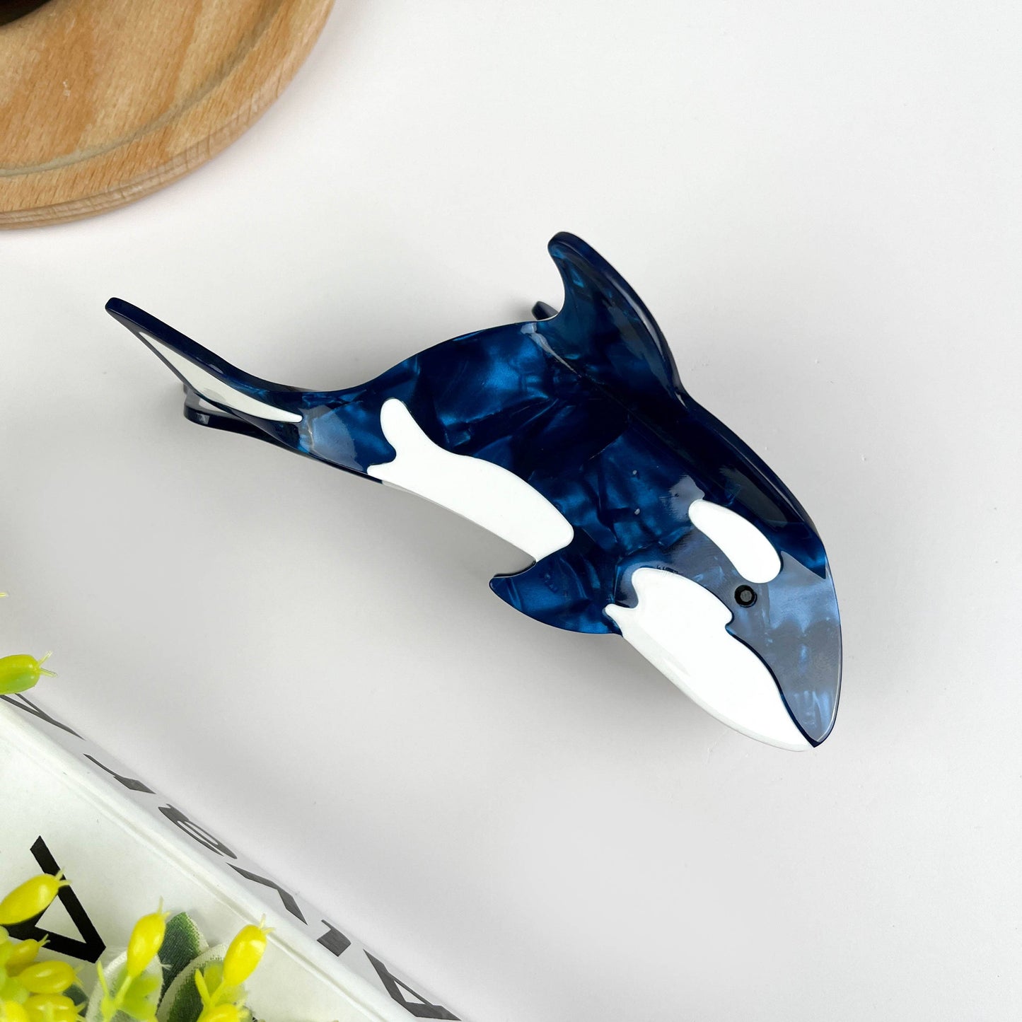 Whale Hair Clip,Marine Animal Hair Clip