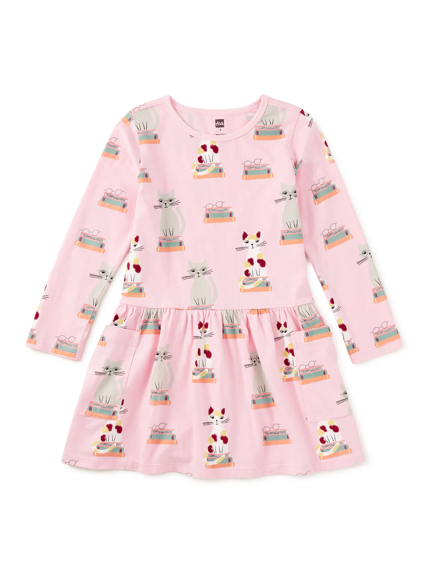 Long Sleeve Twirl Dress w/ Pockets