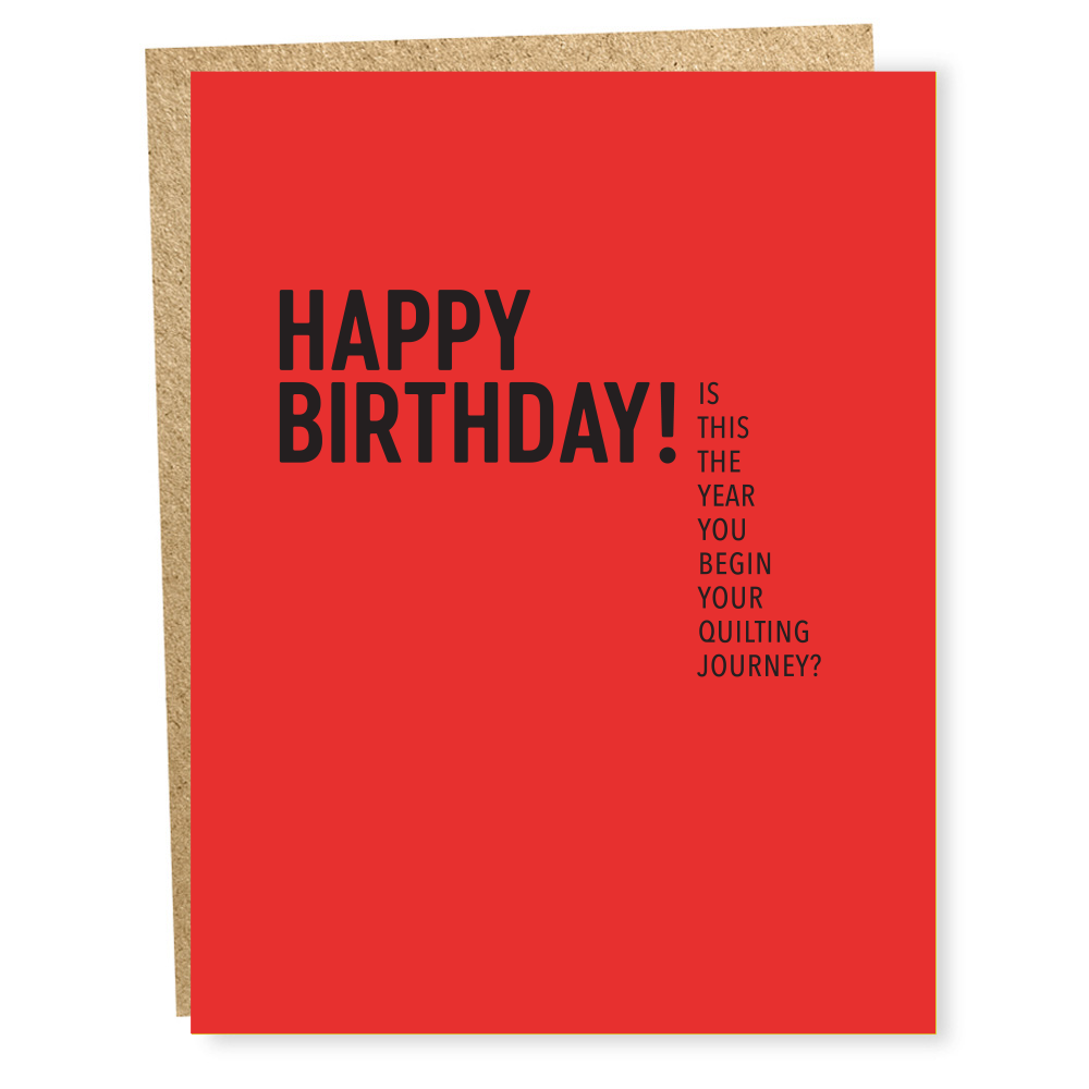 #1508: Quilting Card