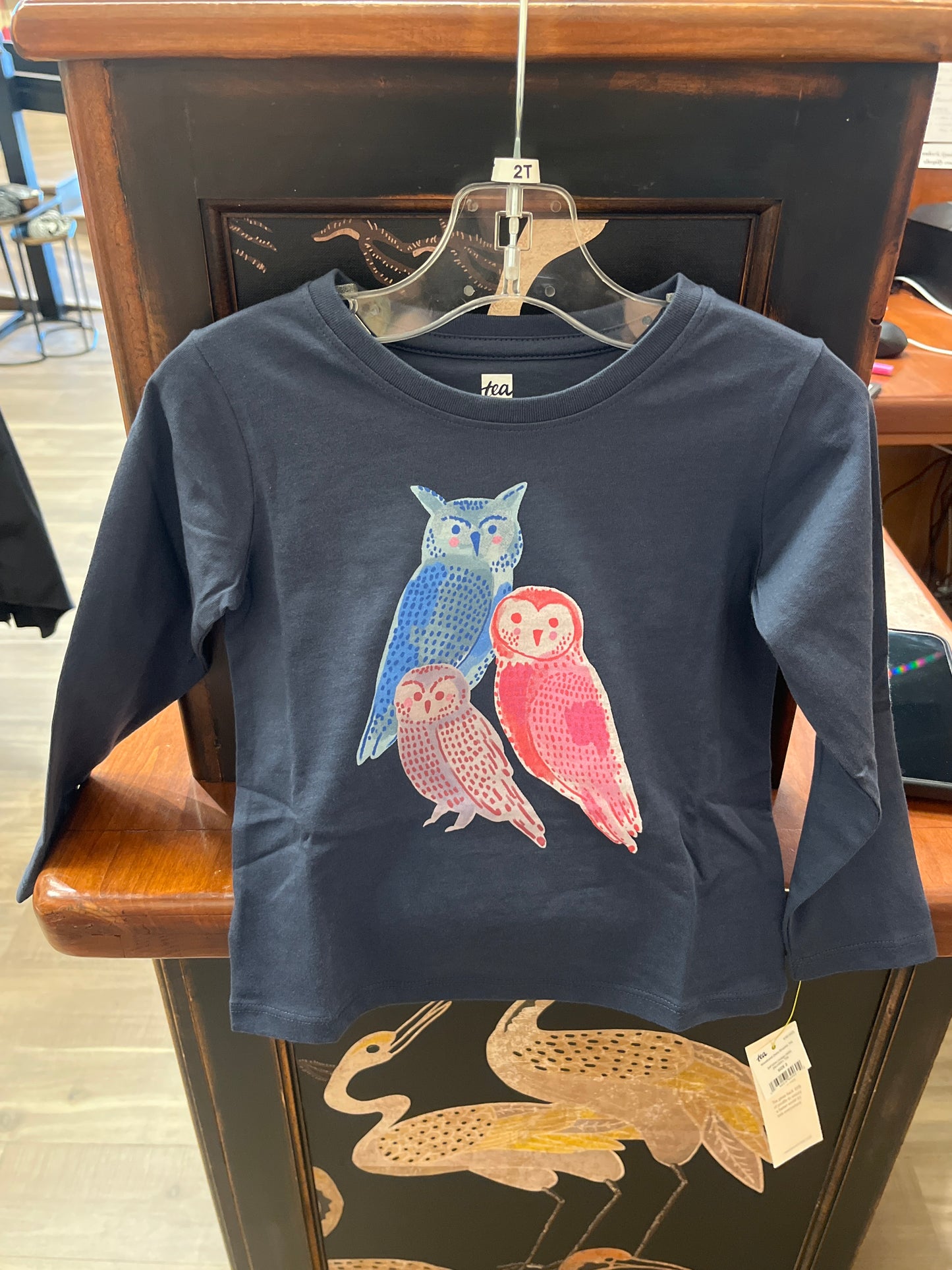 Woodland Owls Graphic Tea
