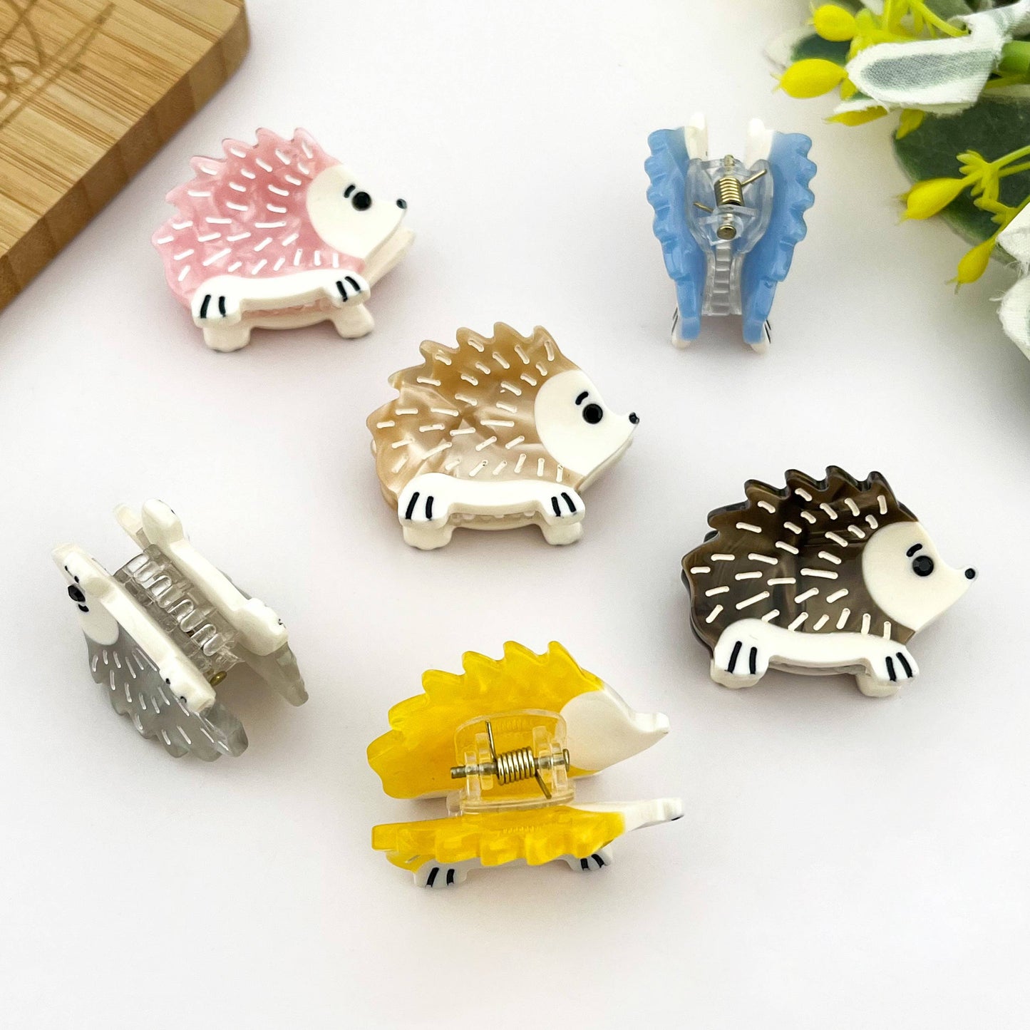 Mini Hedgehog Hair Claw Clip, Animal Hair Clip