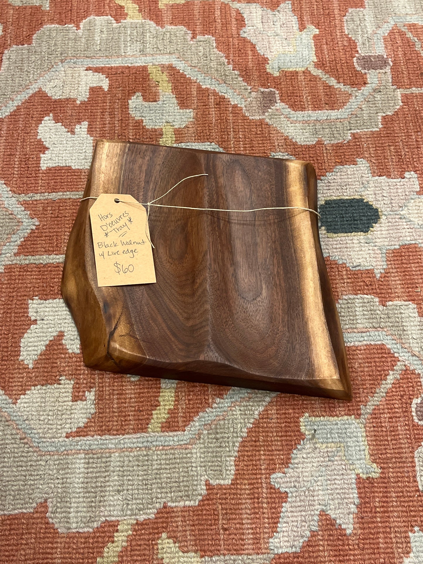 Serv. Hors D’oeuvres Wooden Tray