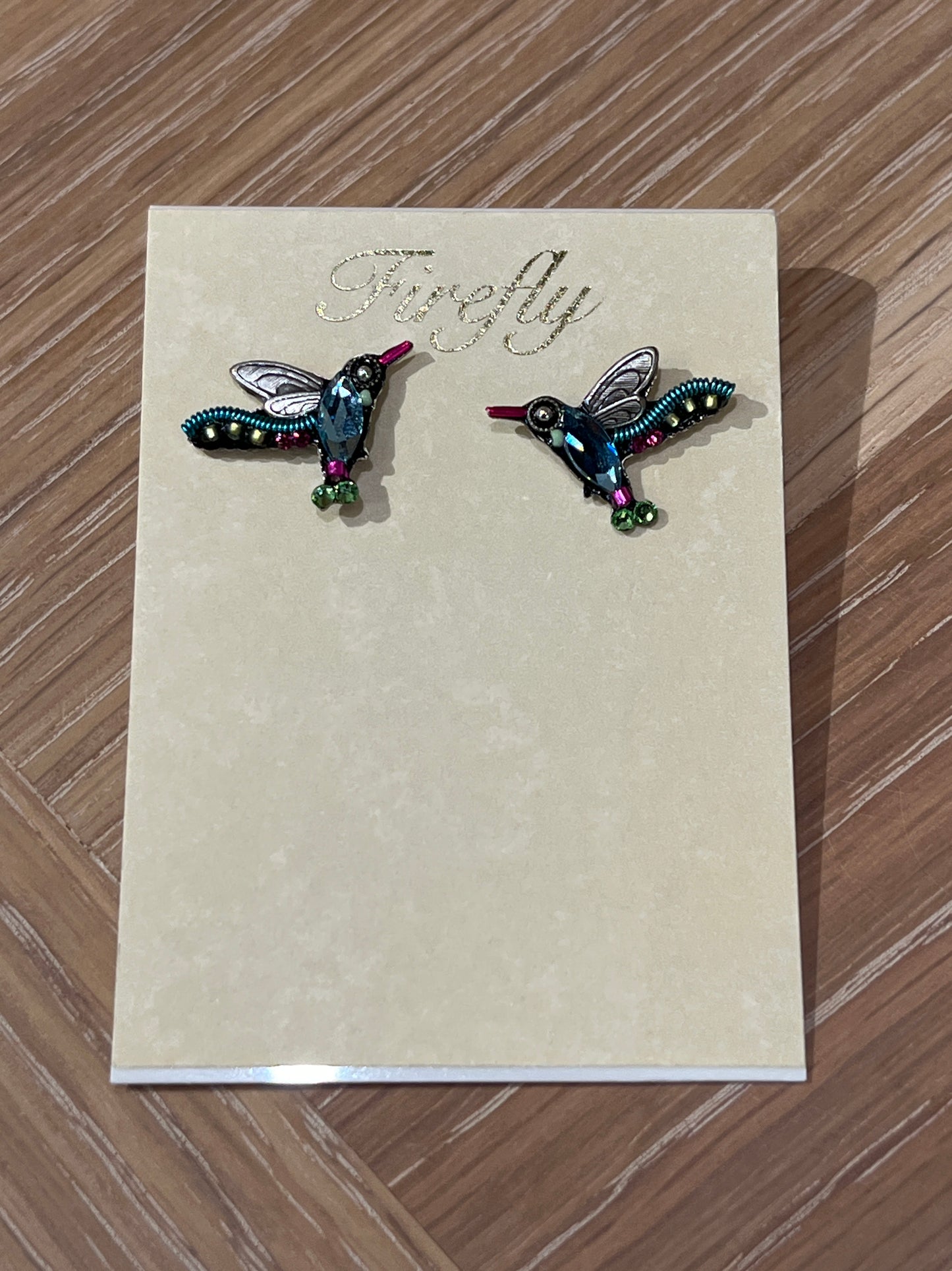 Hummingbird Post Earring