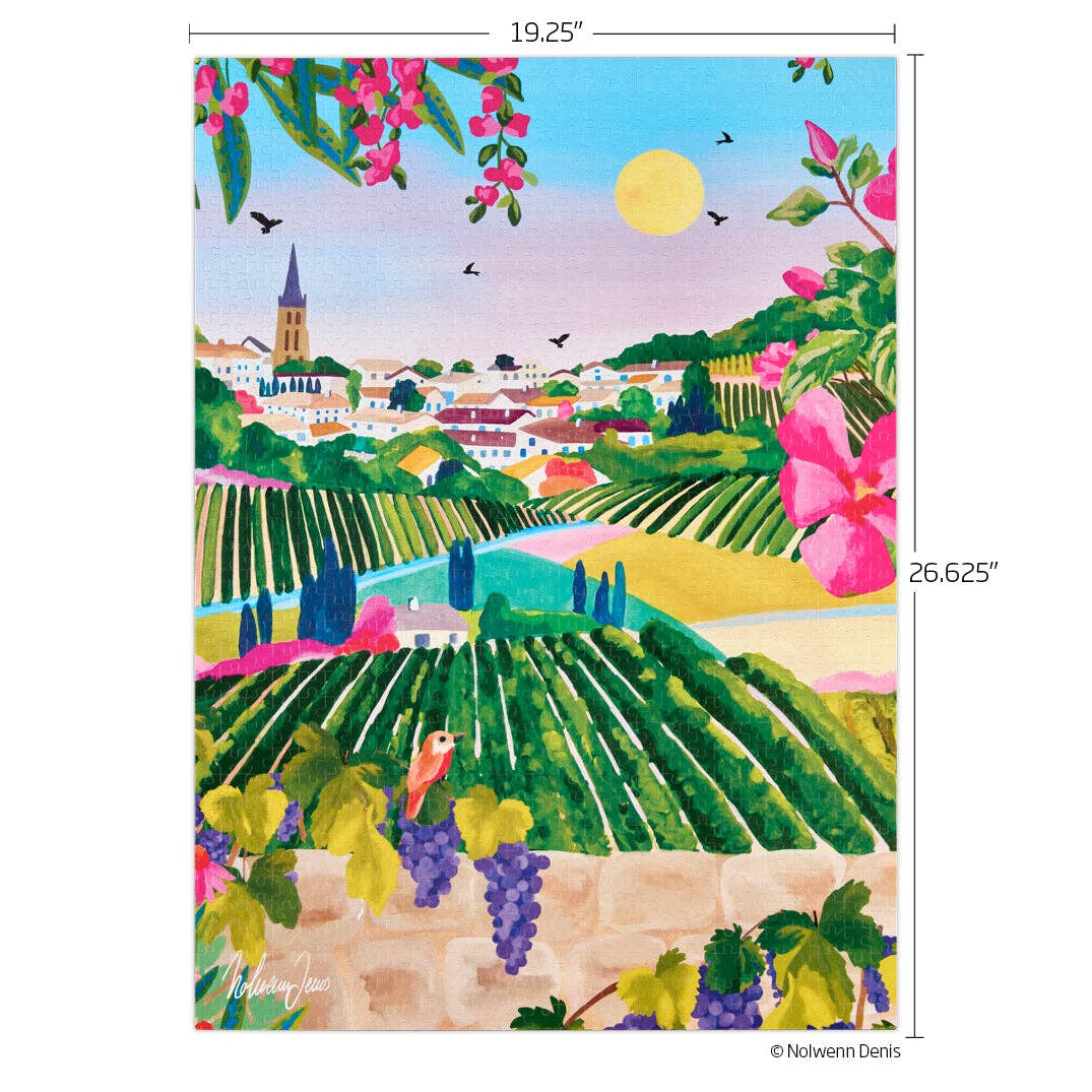 Village Vineyard 1000 Piece Puzzle