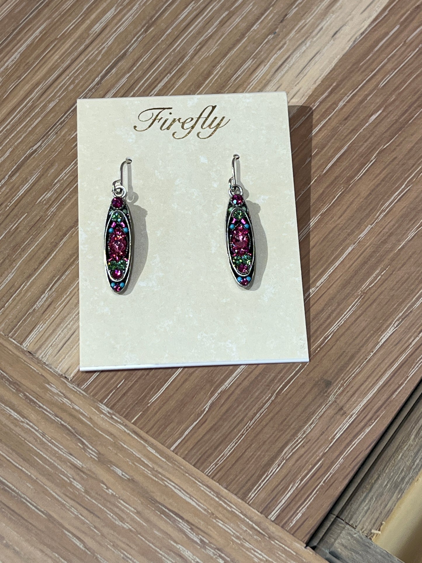 185 Long oval earring