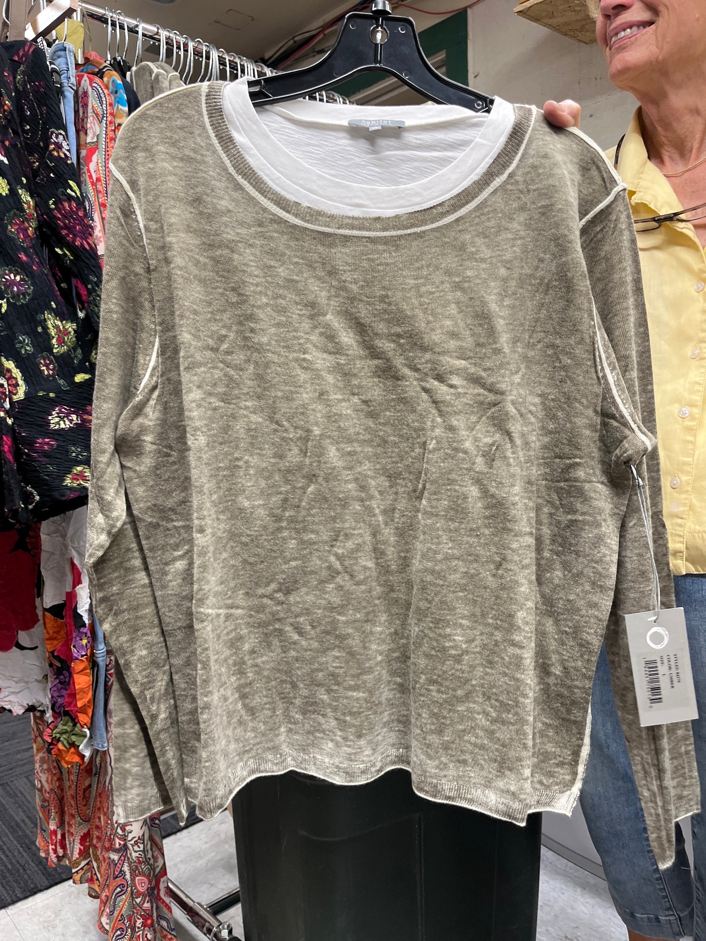 Layered look Sweater