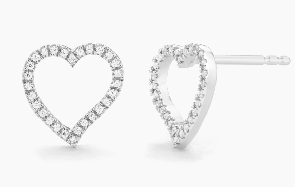 Open Heart Earring
