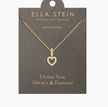 Gold Petite Heart pendant necklace