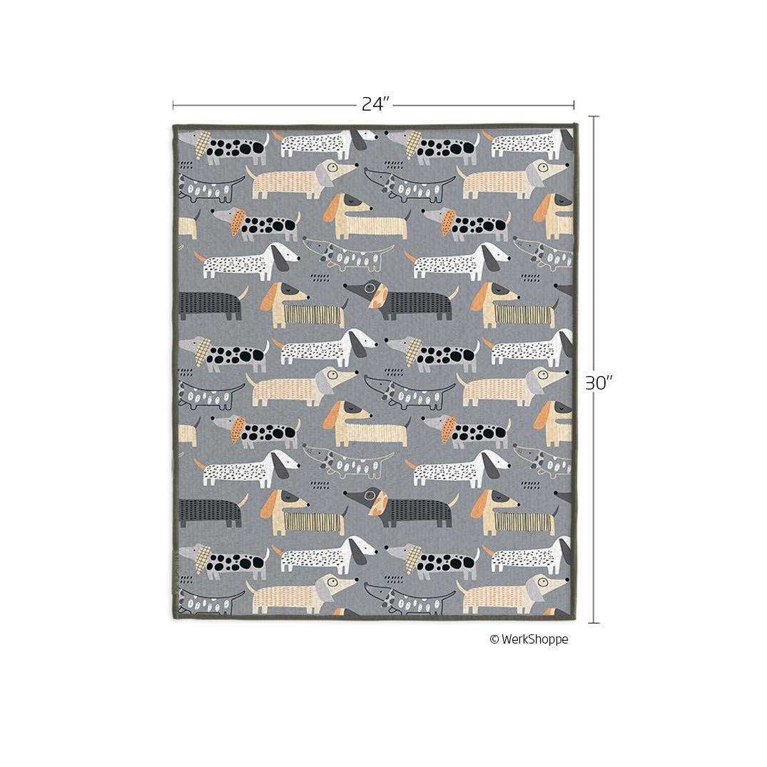 Dachshunds Pet Drying Towel, Quick Drying Dog Towel
