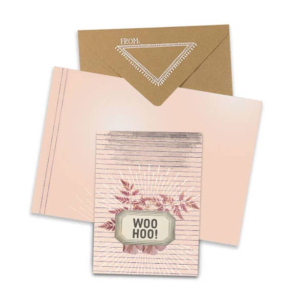 Mini Greeting Card, Woo Hoo 2