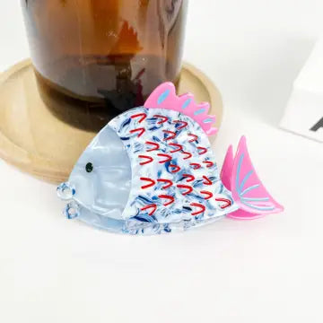Cute Fish Acetate Hair Clip