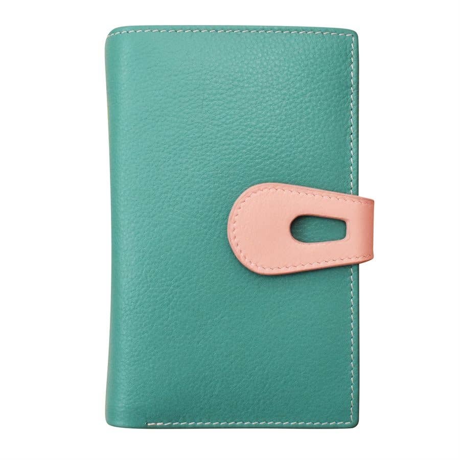 Midi Wallet with Cut Out Tab