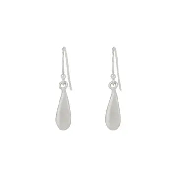 Tiny drop earrings SILV.