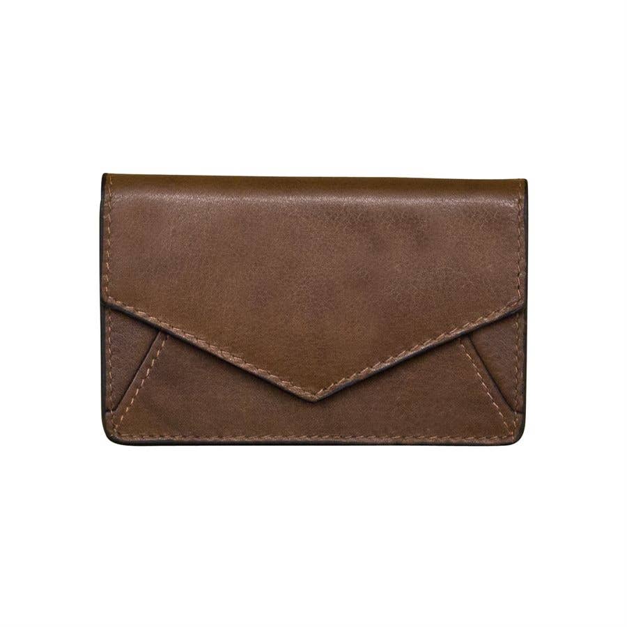 Leather Envelope Business Card Holder