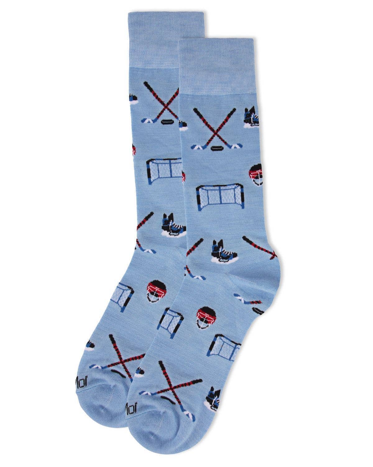 Hockey Lover Bamboo Men's Crew Socks