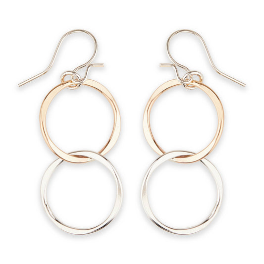 Large Married Link Dangle Earring
