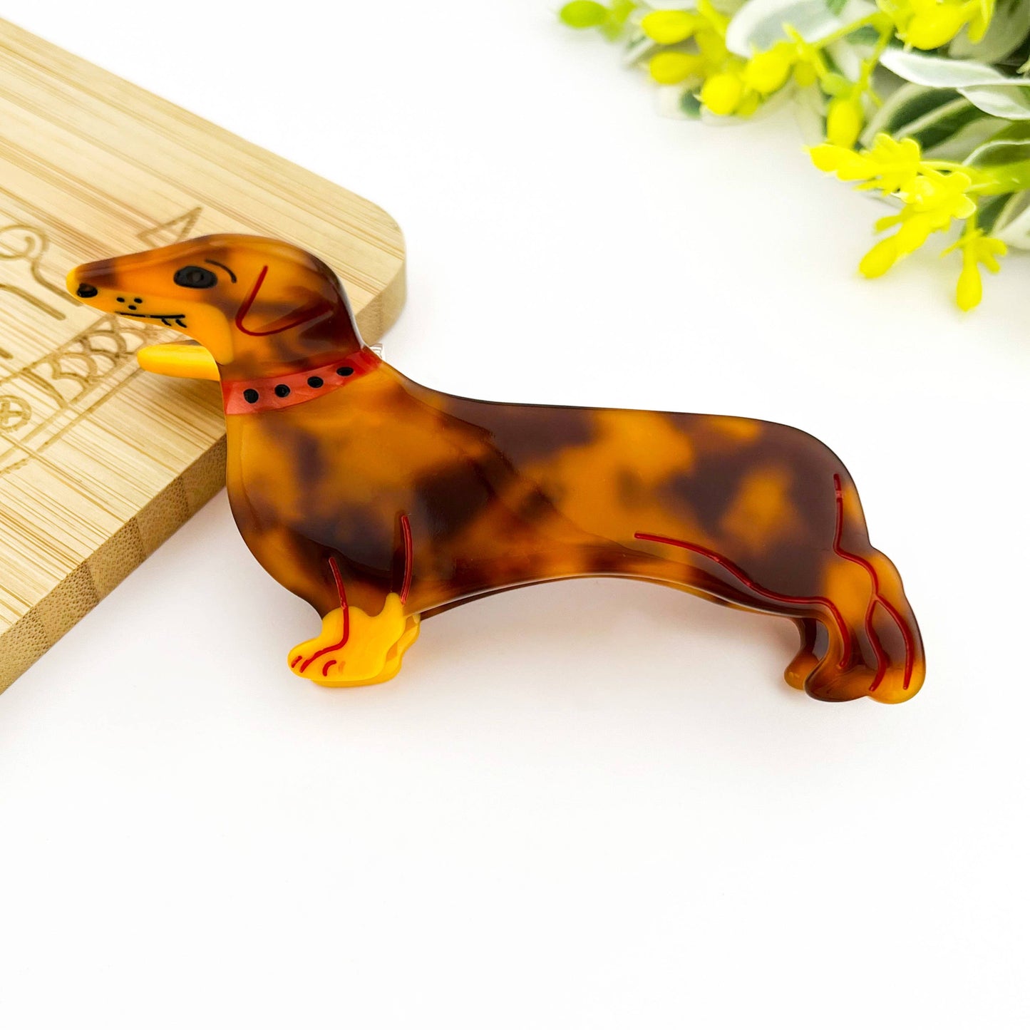 Cute Dog Hair Claw Clip