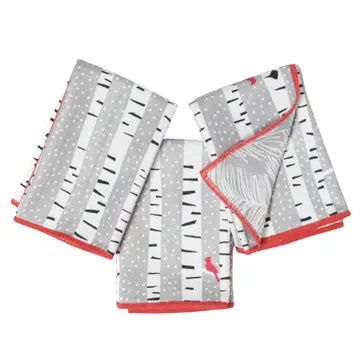 Set of 3 Mini Towel Reversible