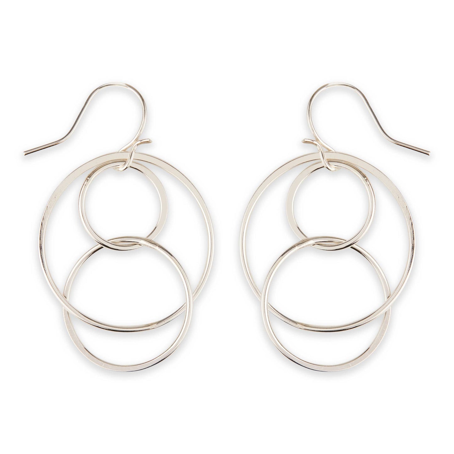 Funky Circle Dangle Earring