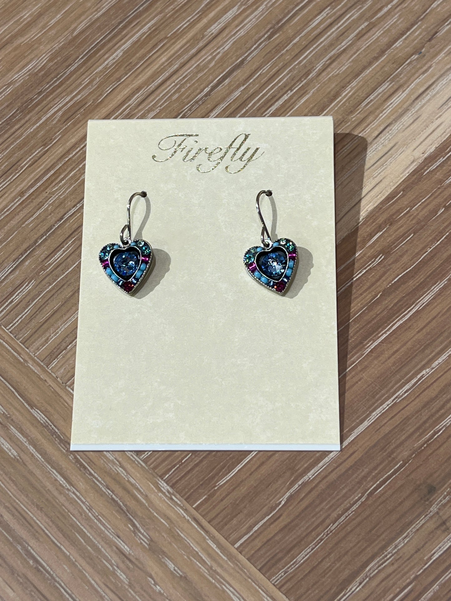 7557 Heart earrings