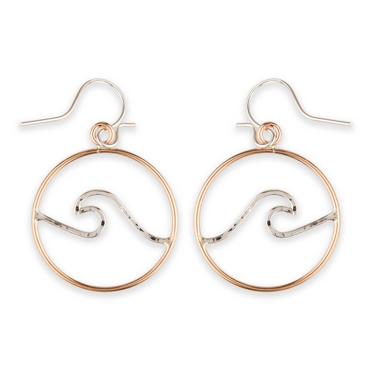 Ocean Wave Dangle Earring