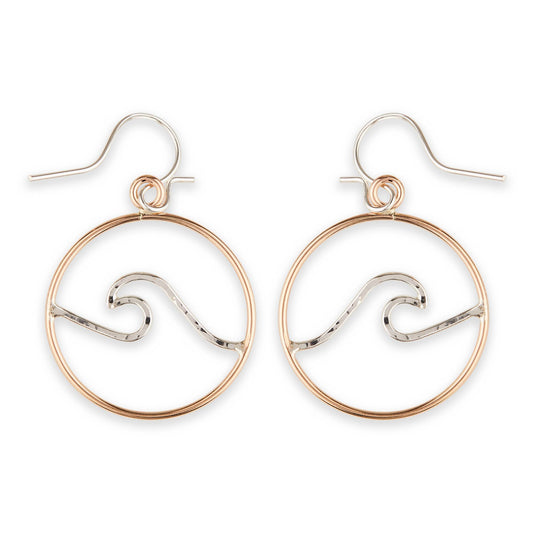 Ocean Wave Dangle Earring