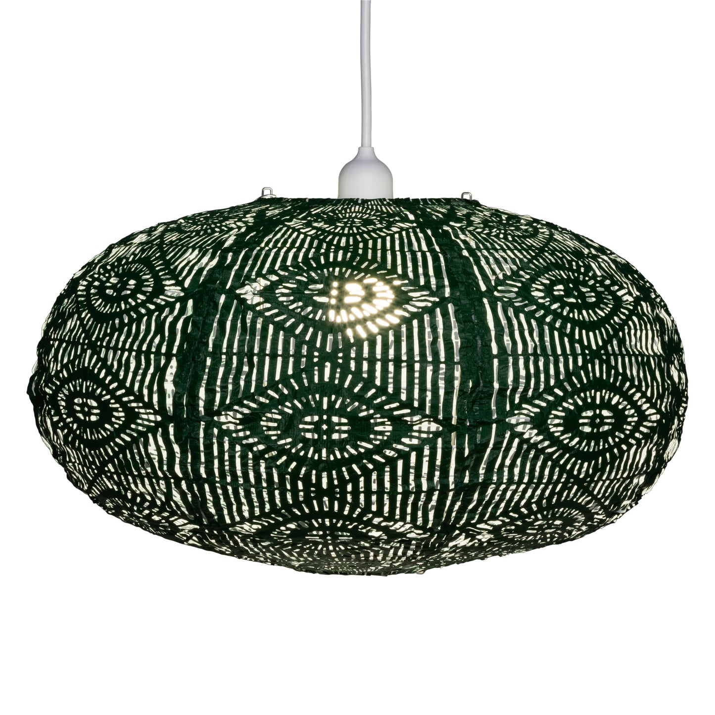 Stella Nova Outdoor Pendent Light - Starbeam 20" Evergreen