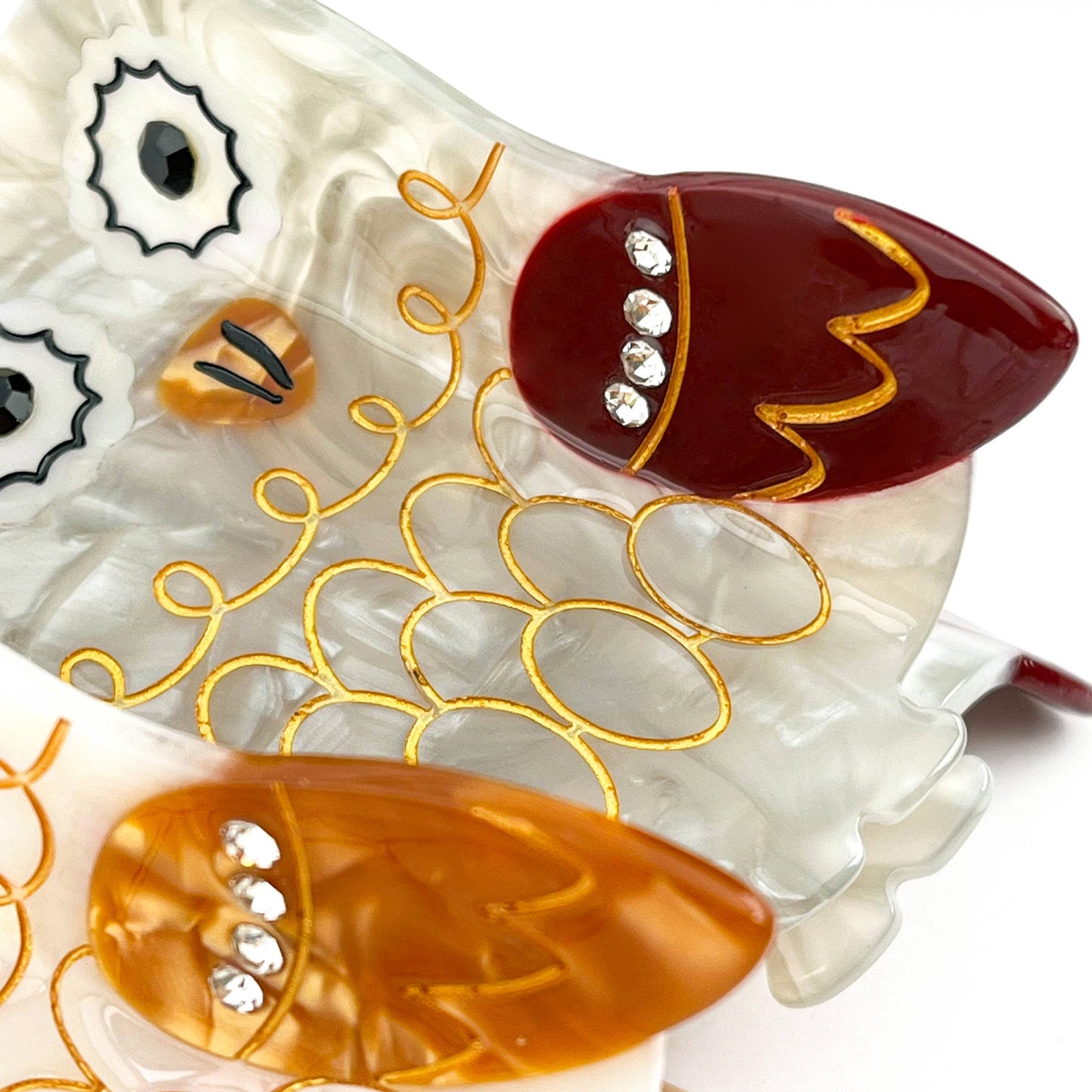 Owl Claw Clip, Large & Mini Hair Clip