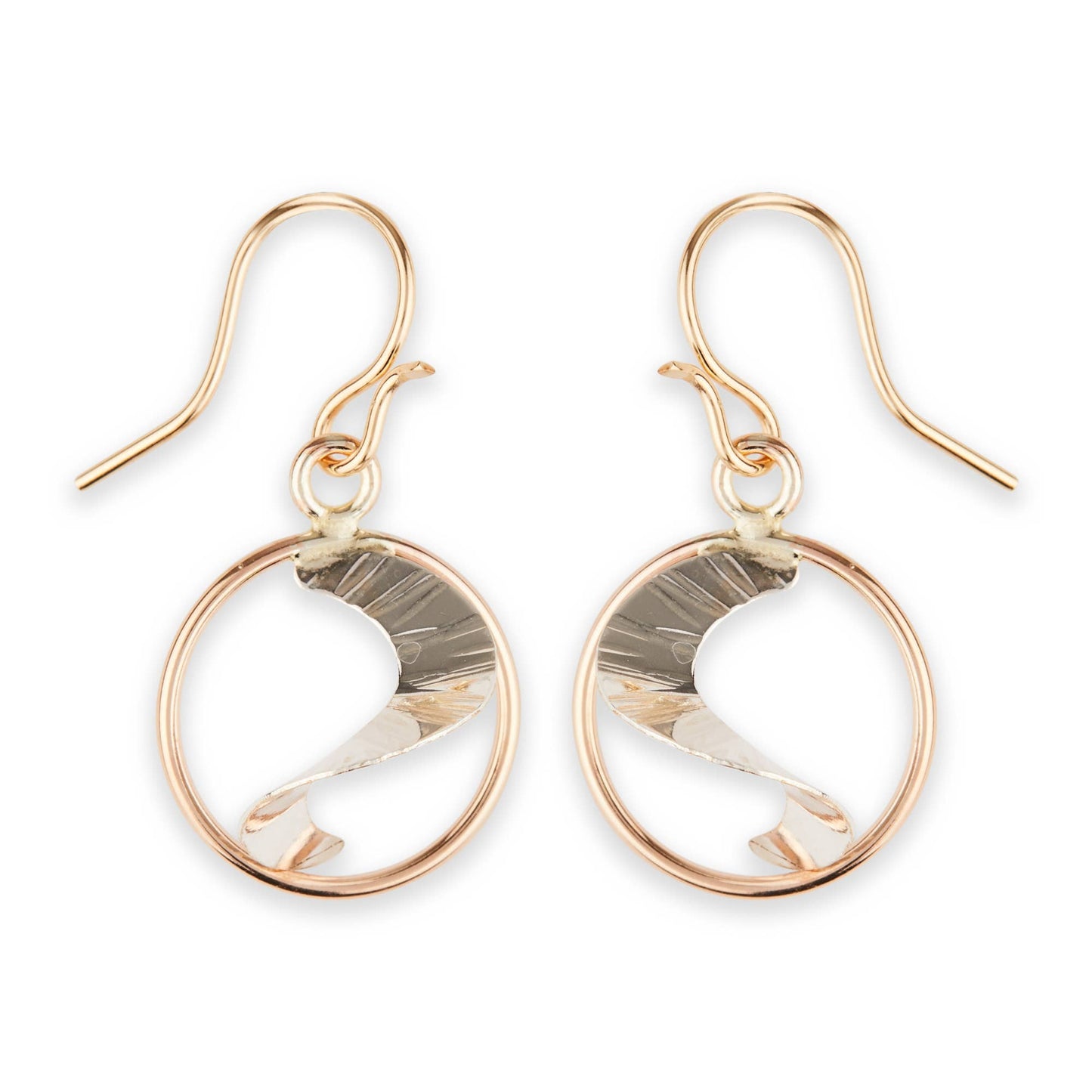 Circled Staircase Dangle Earring