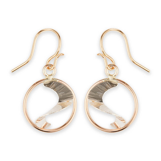 Circled Staircase Dangle Earring