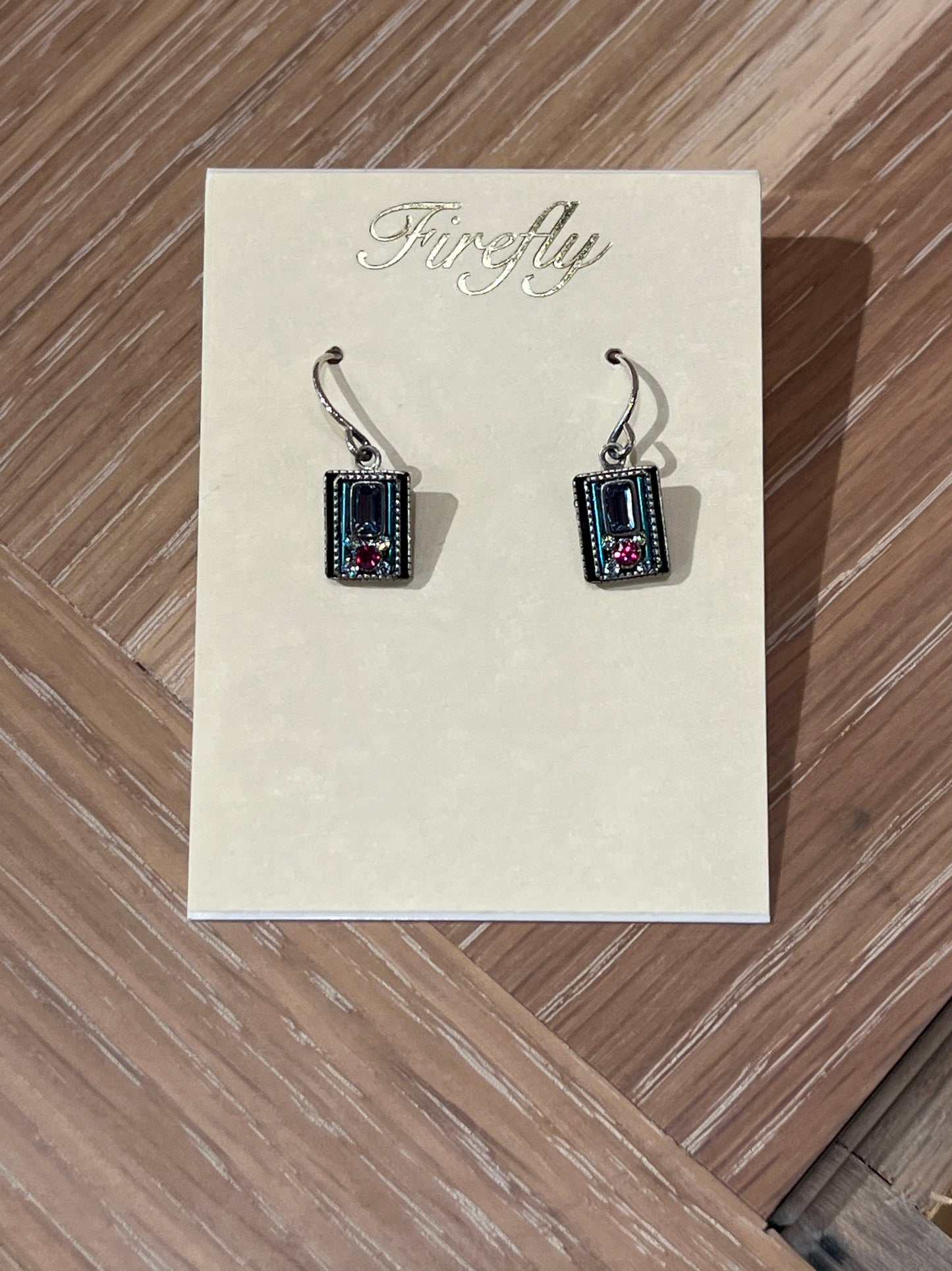 303 Rectangular earrings