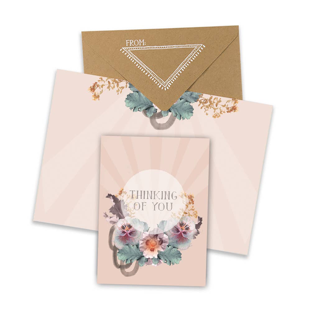 Mini Card - Pansy Love
