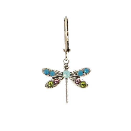 Crystal Dragonfly Earring