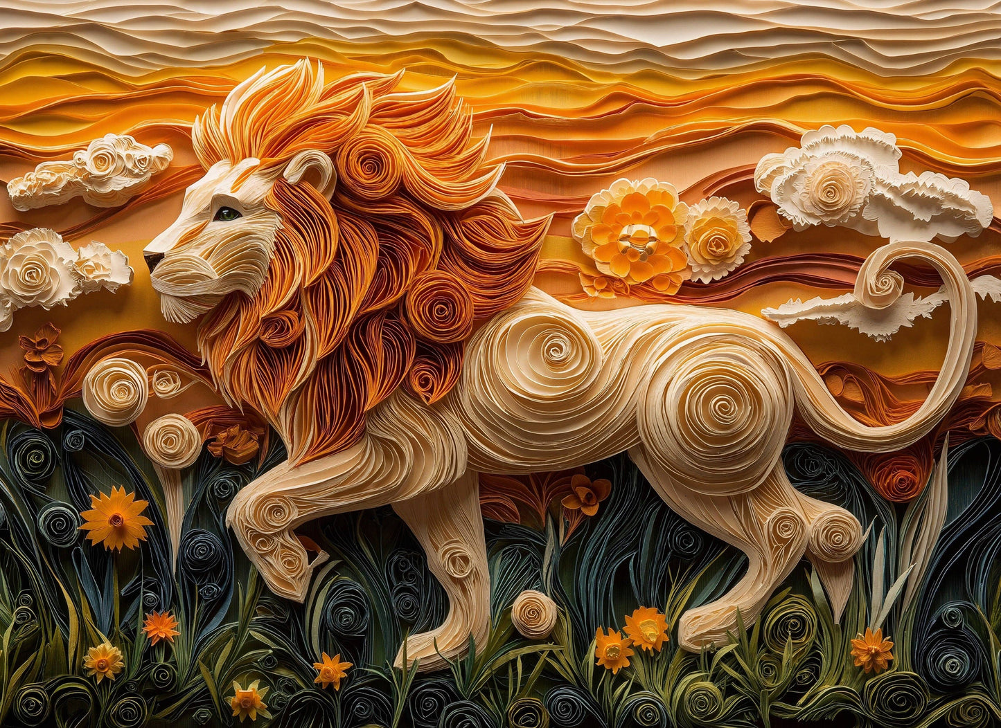 Golden Lion puzzle
