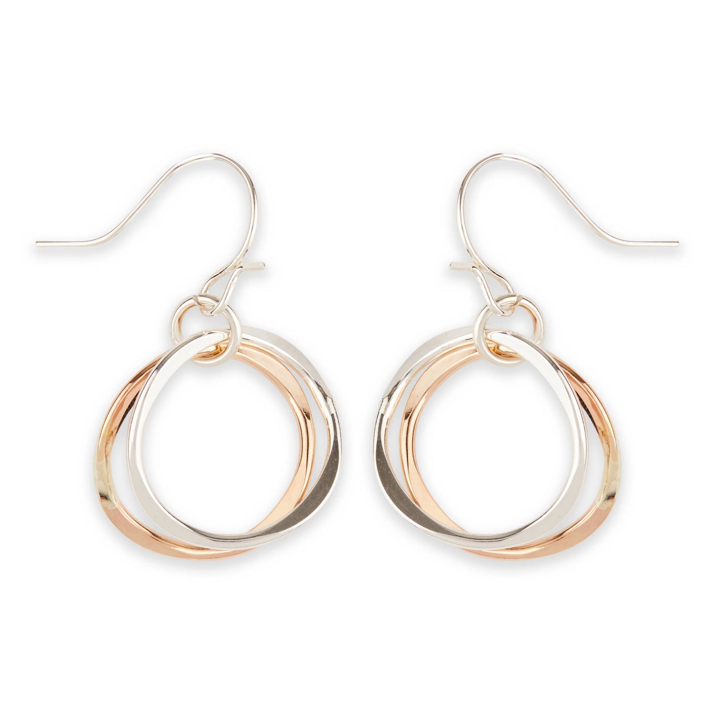 Twin Link Dangle Earring