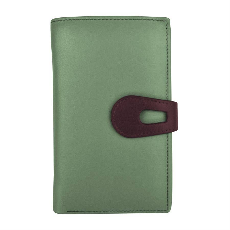 Midi Wallet with Cut Out Tab