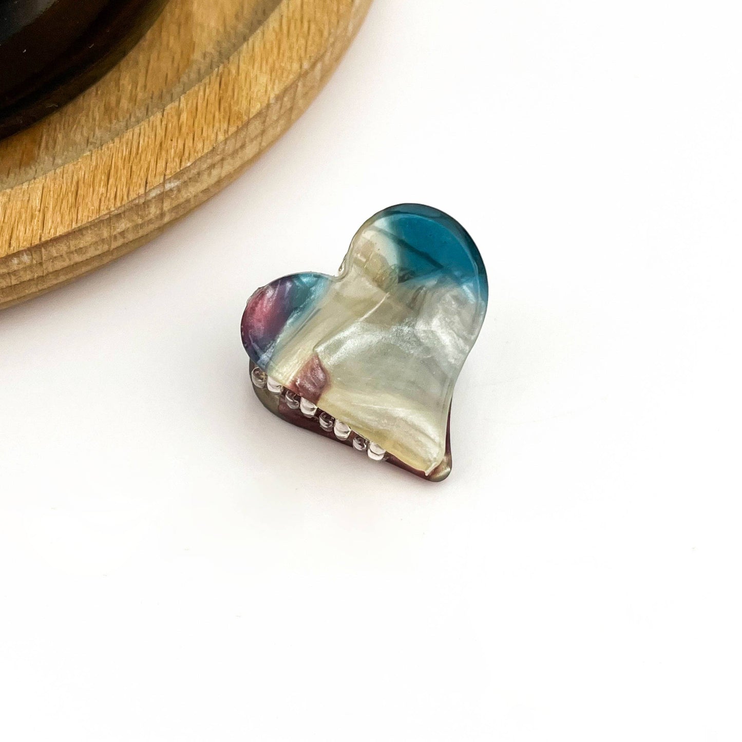 Mini Heart Hair Claw Clip, Valentine's Day Accessory