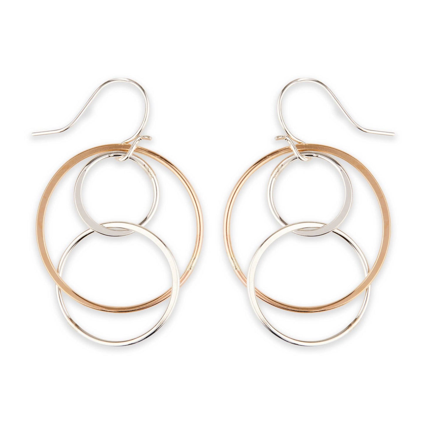 Funky Circle Dangle Earring