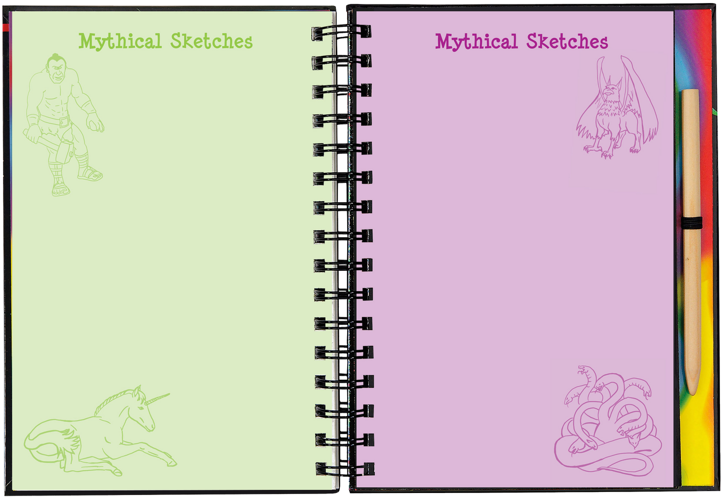 Dragons & Mythical Creatures Scratch and Sketch
