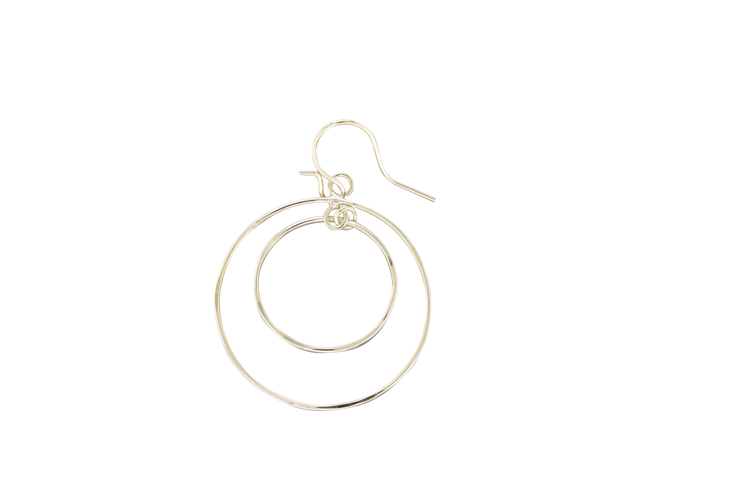 Double Circle Link Earring