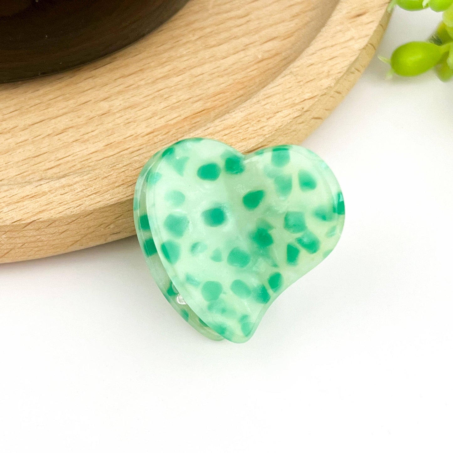 Cute Mini Heart Acetate Claw Clip, Valentine's Day Hair Clip