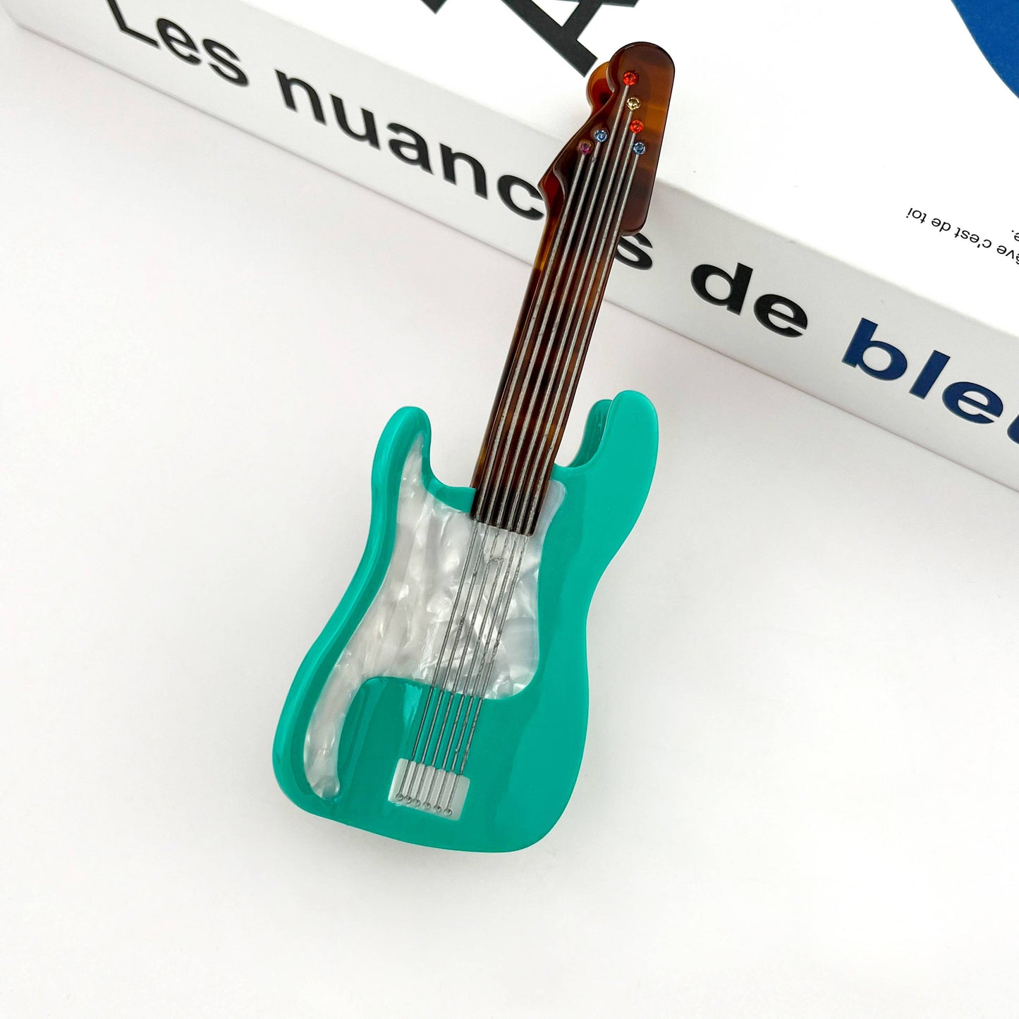 Electric Guitar Claw Clip, Musical Instrument Hair Clip