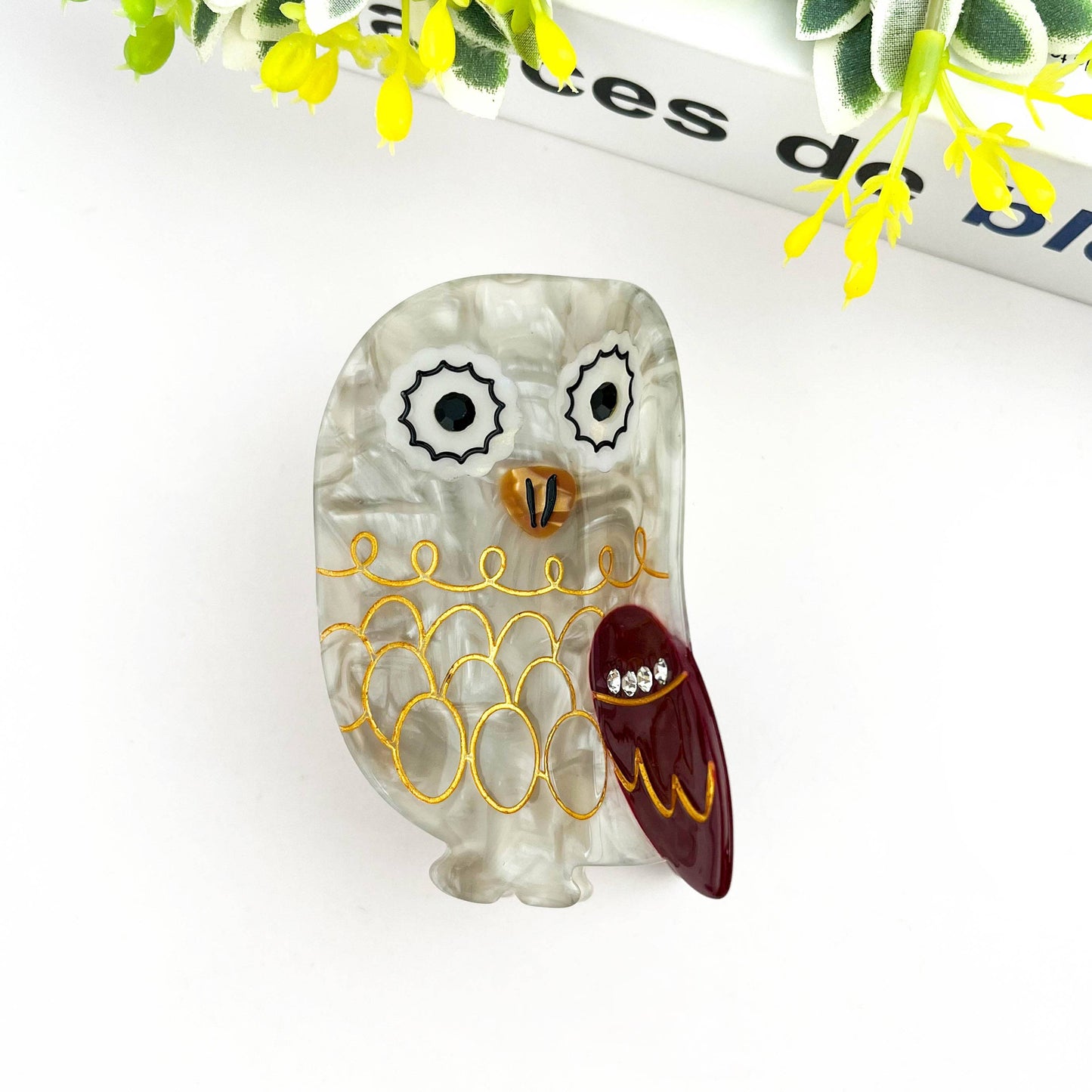 Owl Claw Clip, Large & Mini Hair Clip