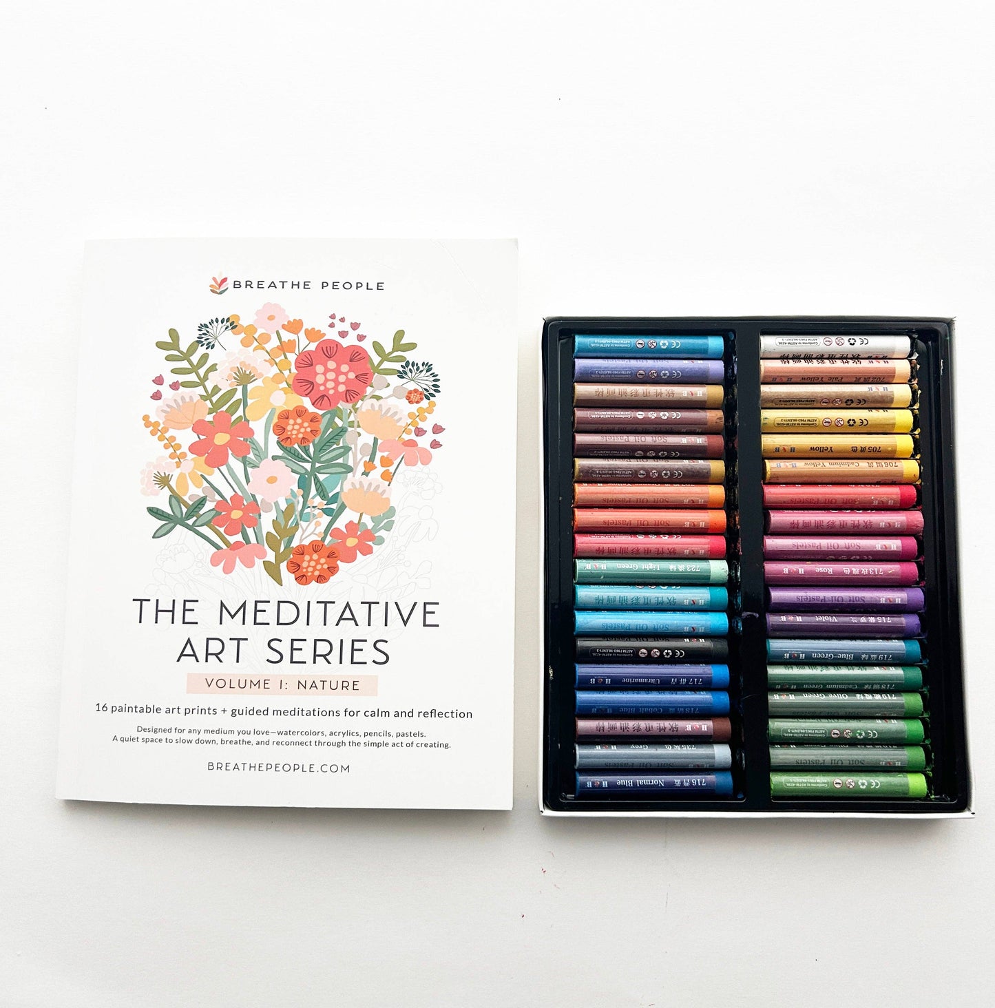Meditative Art Book Simple Art Prompts + Journal Reflections