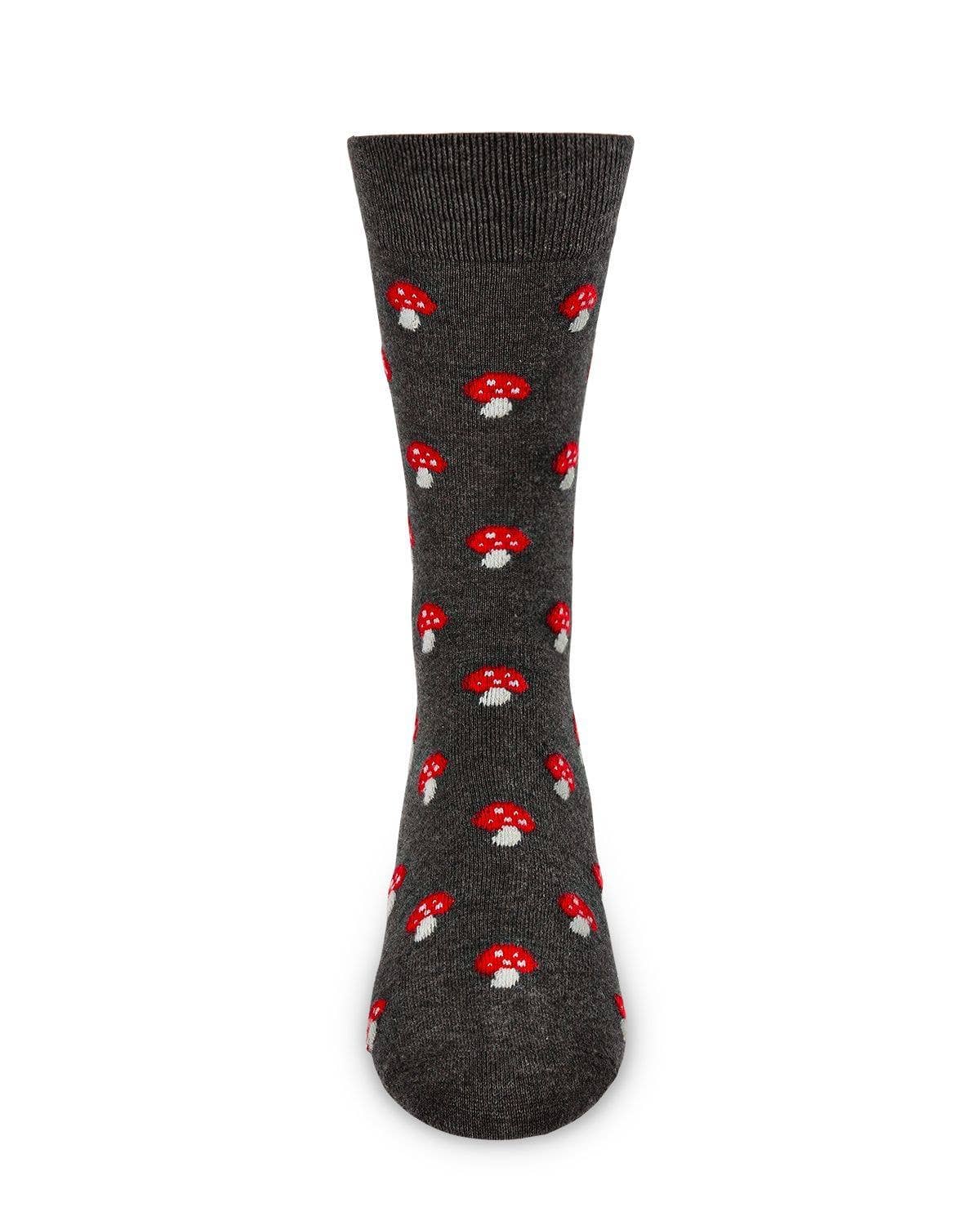 Men's Mushroom Luxuriously Soft Cashmere Crew Sock