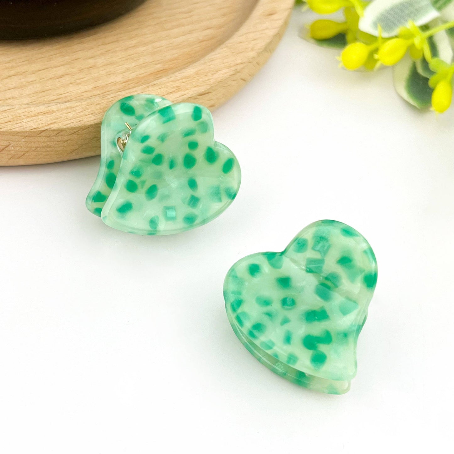 Cute Mini Heart Acetate Claw Clip, Valentine's Day Hair Clip