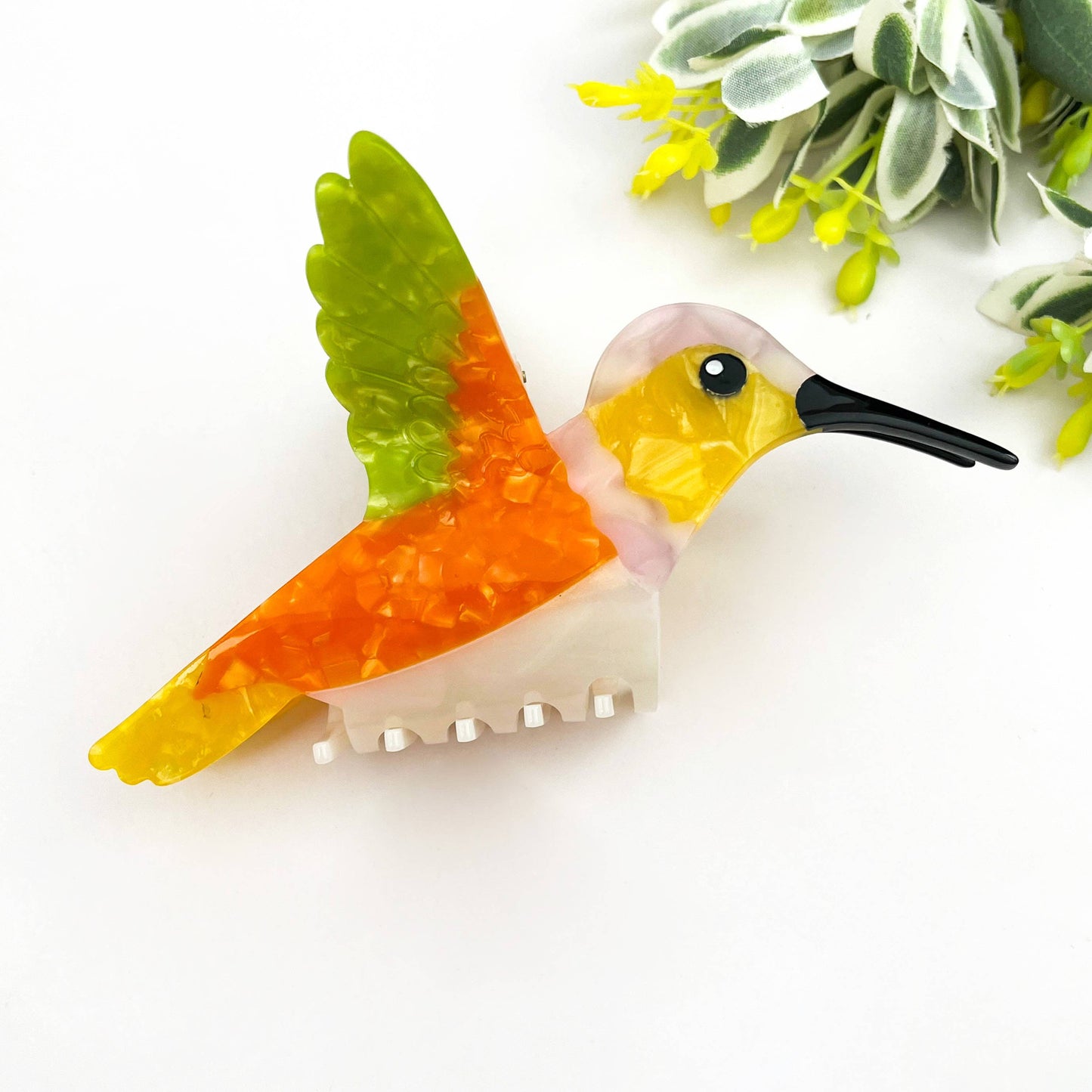 Hummingbird Hair Claw Bird Hair Clip